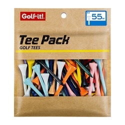 T-433 [TEE PACK ウッドティー 55 カラー]