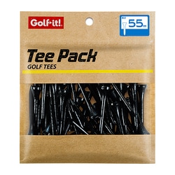 T-437 [TEE PACK ウッドティー 55 ブラック]