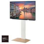 32~80型対応 首振り機能付き WALL TVスタンド V3 SW ハイタイプ ホワイトオークベース WLTVZ6W32