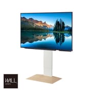 32~80型対応 首振り機能付き WALL TVスタンド V3 SW ロータイプ ホワイトオークベース WLTVZ5W32