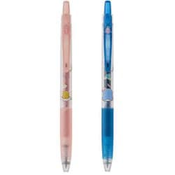 限定 ゲルインキボールペン ジュース 0.5mm サンリオコラボ なかよし2色セット ぐでたま（くすみオレンジ）/タキシードサム（クラッシックブルー） P-6491-54