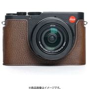 ライカ D-LUX8用 本革カメラハーフケース ダークブラウン 202410LDLUX8CO