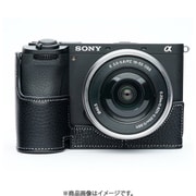 ソニー A6700用 本革カメラハーフケース ブラック 202410S6700BK