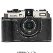 リコー PENTAX 17用 本革カメラハーフケース ブラック 202410PE17BK