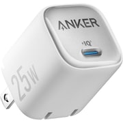 USB急速充電器 Anker Charger 25W USB PD(パワーデリバリー)対応 25W 折りたたみ式プラグ ホワイト A2656121