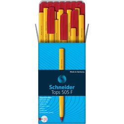 ボールペントップス505 細字 レッド 50本入り TP150502FRD50