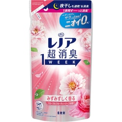 レノア 超消臭1WEEK 柔軟剤 フローラルフルーティーソープ 詰め替え 370ml [柔軟剤]