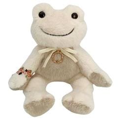 206787-25 かえるのピクルス ビーンドール ぬいぐるみ アンシャンテ ベージュ