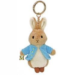 206947-25 ピーターラビット マスコットキーホルダー イニシャル M