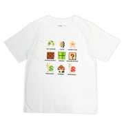 22863235 スーパーマリオブラザーズ マリオ ドット集合 Tシャツ WHITE XLサイズ