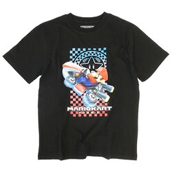 22863236 マリオカート マリオ Tシャツ BLACK Mサイズ