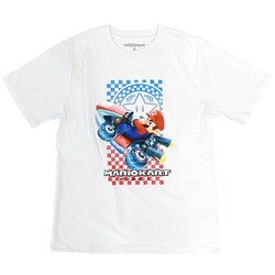 22863236 マリオカート マリオ Tシャツ WHITE Mサイズ