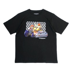 22863237 マリオカート マリオ VS クッパ Tシャツ BLACK XLサイズ