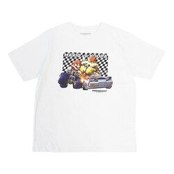 22863237 マリオカート マリオ VS クッパ Tシャツ WHITE Mサイズ