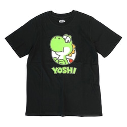 22863240 スーパーマリオ ヨッシー Tシャツ BLACK Lサイズ