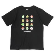 22863241 スーパーマリオ マリオ アイコン Tシャツ BLACK Lサイズ