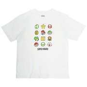 22863241 スーパーマリオ マリオ アイコン Tシャツ WHITE XLサイズ
