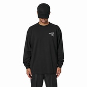 CLINTON & STANTON L/S TEE CAC-02-2410-06 BLACK Mサイズ [アウトドア カットソー メンズ]