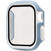 41-973608 [iFace Reflection 強化ガラス一体型ケース Apple Watch 40mm用 ペールブルー]