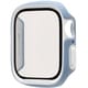 41-973646 [iFace Reflection 強化ガラス一体型ケース Apple Watch 41mm用 ペールブルー]