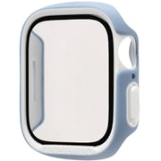 41-973646 [iFace Reflection 強化ガラス一体型ケース Apple Watch 41mm用 ペールブルー]