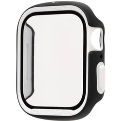 41-973660 [iFace Reflection 強化ガラス一体型ケース Apple Watch 44mm用 ブラック]