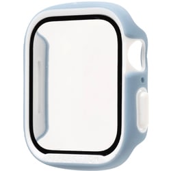 41-973684 [iFace Reflection 強化ガラス一体型ケース Apple Watch 44mm用 ペールブルー]