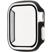 41-973707 [iFace Reflection 強化ガラス一体型ケース Apple Watch 45mm用 ブラック]