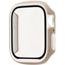 41-973714 [iFace Reflection 強化ガラス一体型ケース Apple Watch 45mm用 ベージュ]