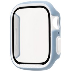 41-973721 [iFace Reflection 強化ガラス一体型ケース Apple Watch 45mm用 ペールブルー]