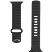 41-973783 [iFace Reflection シリコンバンド Apple Watch 42/44-49mm用 ブラック]