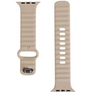 41-973790 [iFace Reflection シリコンバンド Apple Watch 42/44-49mm用 ベージュ]
