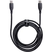 iFace Type-C to Type-C ケーブル 1.2m ストレート型 ブラック 41-983997