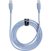 iFace Type-C to Type-C ケーブル 1.2m ストレート型 ペールブルー 41-984017