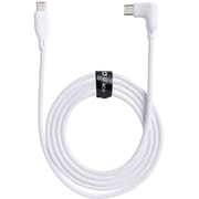 iFace Type-C to Type-C ケーブル 1.2m L字型 ホワイト 41-984024