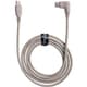 iFace Type-C to Type-C ケーブル 1.2m L字型 ベージュ 41-984048