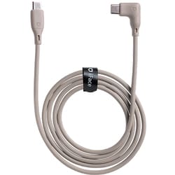 iFace Type-C to Type-C ケーブル 1.2m L字型 ベージュ 41-984048