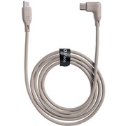 iFace Type-C to Type-C ケーブル 1.2m L字型 ベージュ 41-984048