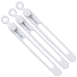 humor SILICONE CABLE TIE（シリコンケーブルタイ） ホワイト 3本セット 669-982174