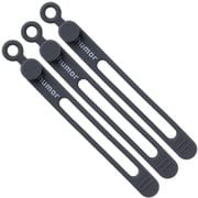 humor SILICONE CABLE TIE(シリコンケーブルタイ) グレーブラック 3本セット 669-982181