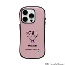 41-970881 [iFace First Classケース PEANUTS（ピーナッツ） くすみピンク キャリー iPhone 15 Pro用]