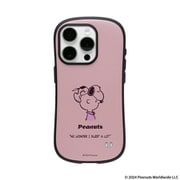 41-970881 [iFace First Classケース PEANUTS（ピーナッツ） くすみピンク キャリー iPhone 15 Pro用]
