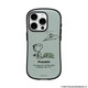 41-970904 [iFace First Classケース PEANUTS（ピーナッツ） くすみグリーン フライング・エース iPhone 15 Pro用]