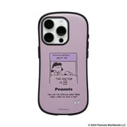 41-970928 [iFace First Classケース PEANUTS（ピーナッツ） くすみパープル ルーシー iPhone 15 Pro用]