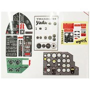 YMA3284 1/32 A-20Gボストン後期 着色計器板 （HKM用） [プラモデル用パーツ]