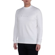 E2MAB50301 [ブレスサーモモックネックシャツ ホワイト 2XL サイズ]
