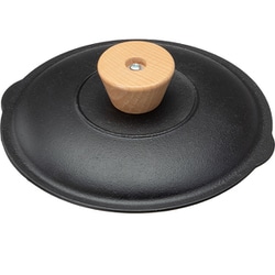 Delish Life 鉄鋳物 スキレットカバー 15cm 黒 4566