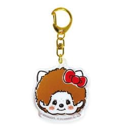 MKT-AK-FC モンチッチ×ハローキティ アクリルキーホルダー フェイス