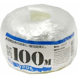 00720010 [PP玉巻ひも 100m 白]
