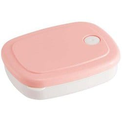 ご飯 冷凍 作りおき ごはん容器 シール容器 保存容器 電子レンジ対応 食洗機対応 280ml パウダーパステル ピンク 幅10.5×奥行13.7×高さ3.7cm 日本製 SLG2